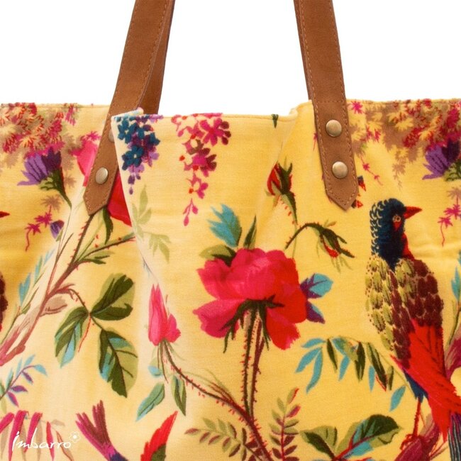Imbarro Shopper Paradise Honey Velvet Katoen Tas