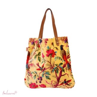 Imbarro Shopper Paradise Honey Velvet Katoen Tas