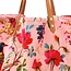 Imbarro Shopper Paradise Dusty Pink Velvet Katoen Tas