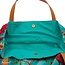 Shopper Paradise Blauw Velvet Katoen Tas