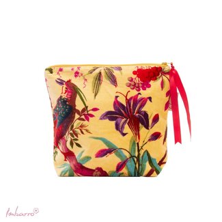 Pouch Paradise Honey Geel Velvet Katoen Etui