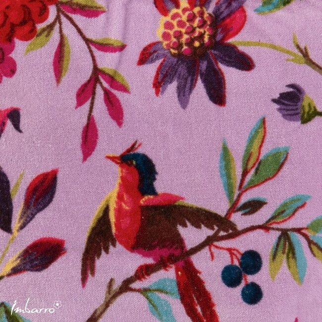 Pouch Paradise Lila Velvet Katoen Etui