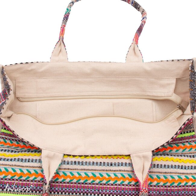 Shopper Coralie Kleurrijke Katoenen Tas