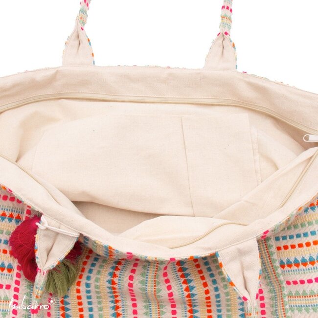 Shopper Sun Kleurrijke Katoenen Tas