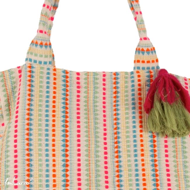 Shopper Sun Kleurrijke Katoenen Tas