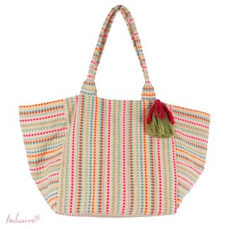 Imbarro Shopper Sun Kleurrijke Katoenen Tas
