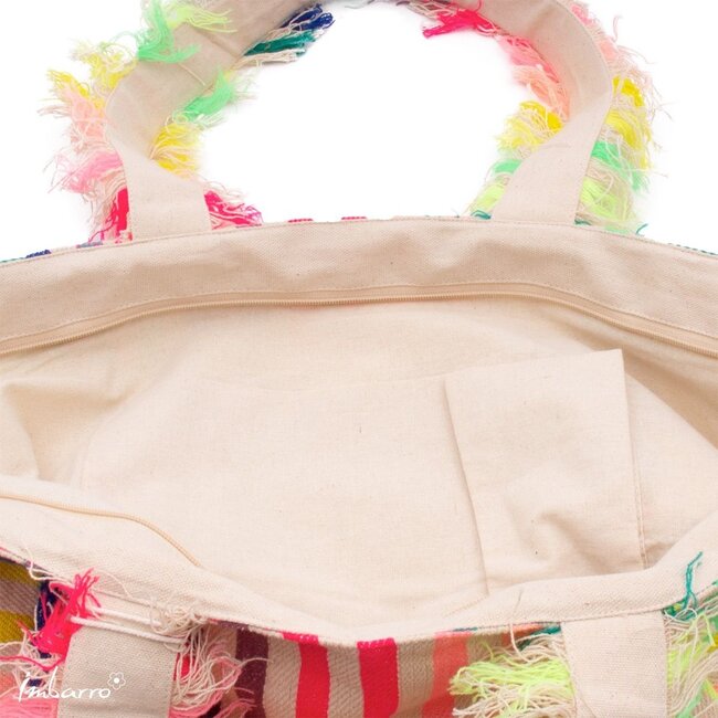 Shopper Soleil Kleurrijke Katoenen Tas