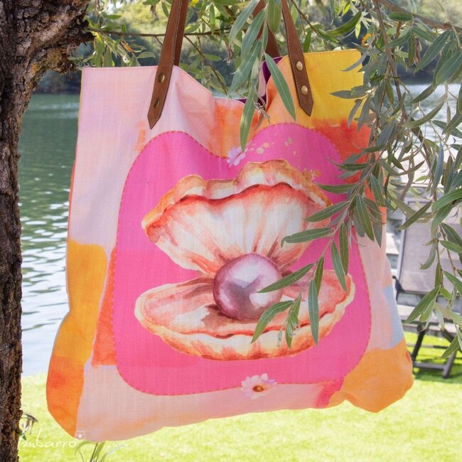 Shopper Pearl Kleurrijke Katoenen Tas