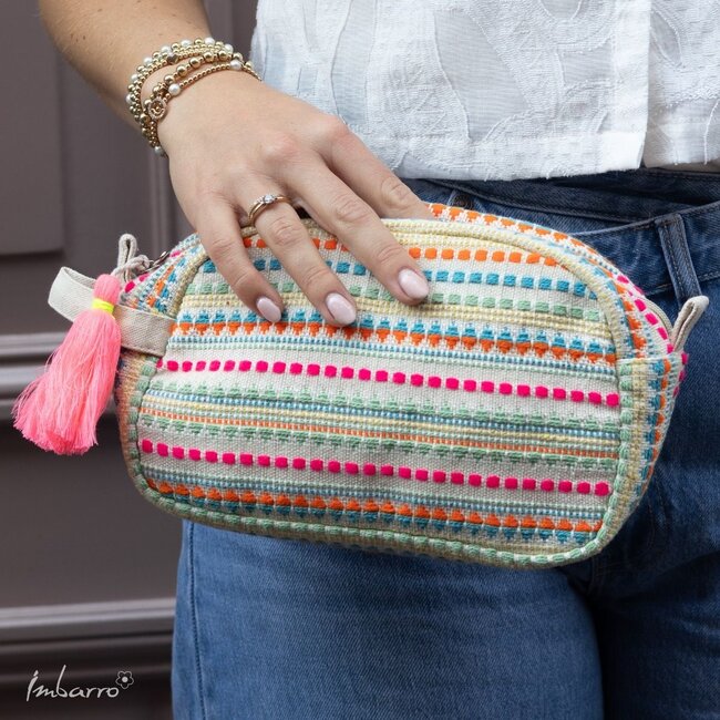 Pouch Sun Kleurrijke Katoenen Etui