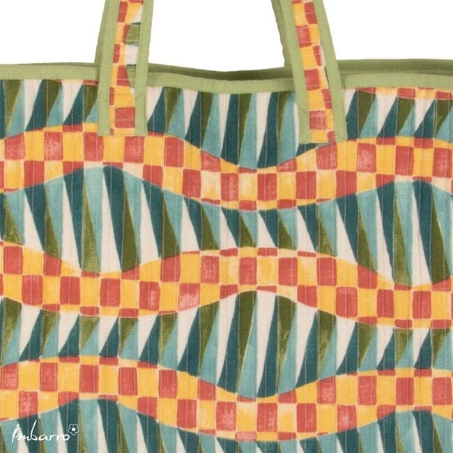 Shopper Savanna Kleurrijke Katoenen Tas