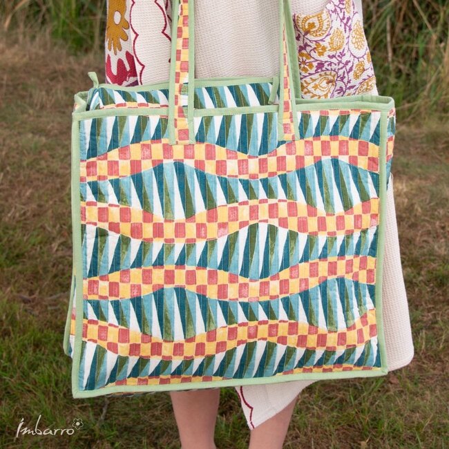 Shopper Savanna Kleurrijke Katoenen Tas