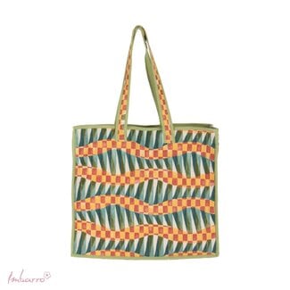 Imbarro Shopper Savanna Kleurrijke Katoenen Tas