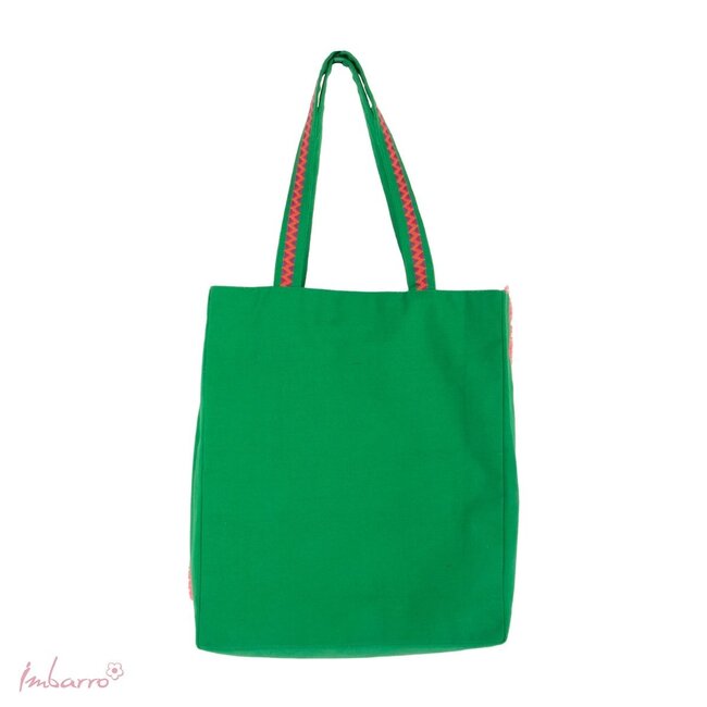 Shopper Rio Kleurrijke Katoenen Tas Groen