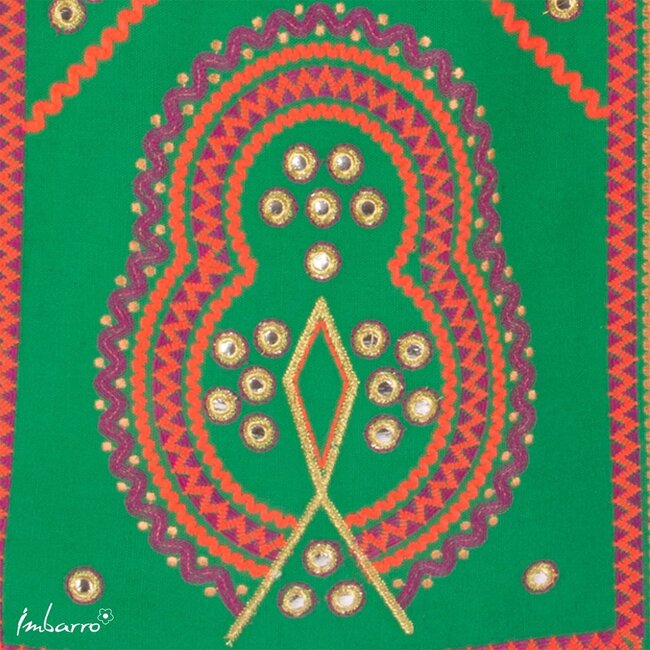 Shopper Rio Kleurrijke Katoenen Tas Groen