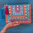 Pouch Sierra Kleurrijke Katoenen Etui Blauw