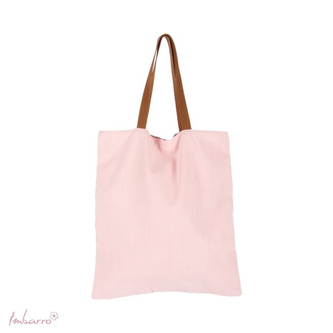 Shopper Bloom Kleurrijke Katoenen Tas Ecru