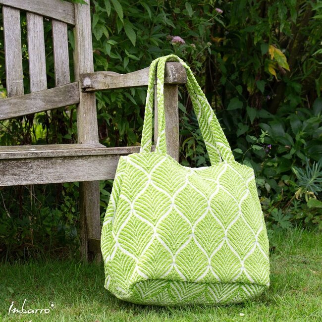 Shopper Grace Groene Katoenmix Tas