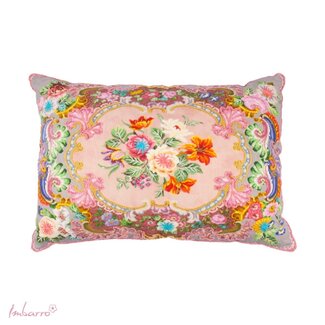 Imbarro Sierkussen Voyage Roze Katoen Bloemenprint