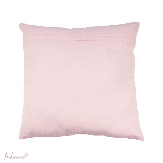 Sierkussen Bloom Ecru Katoen Bloemenprint