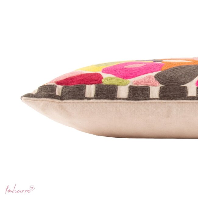 Sierkussen Bliss Multi Katoen Bloemenprint