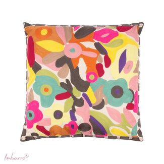 Imbarro Sierkussen Bliss Multi Katoen Bloemenprint