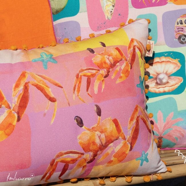 Sierkussen Crabs Outdoor Multi Gerecycled PET