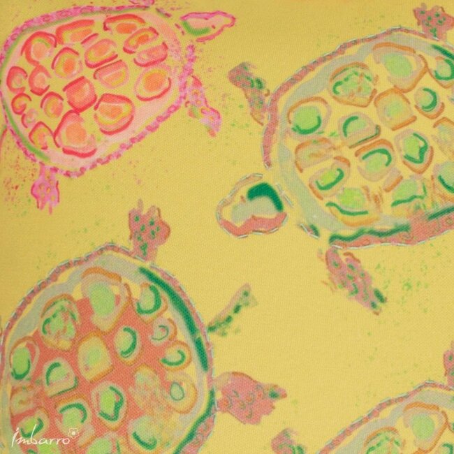 Sierkussen Turtles Outdoor Multi Gerecycled PET