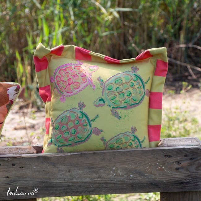 Sierkussen Turtles Outdoor Multi Gerecycled PET