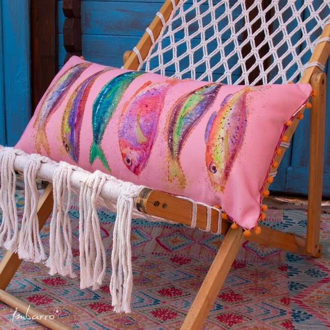 Sierkussen El Pez Outdoor Multi Gerecycled PET