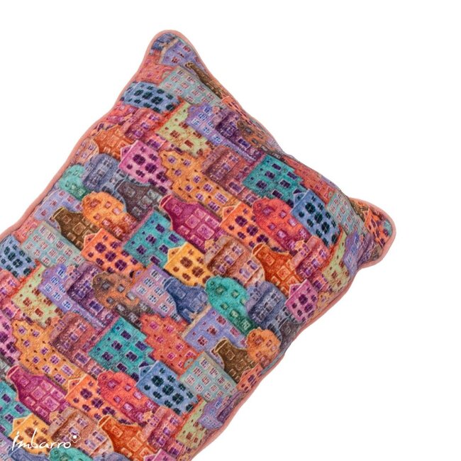 Sierkussen HomeSweetHome Multi Katoen Velvet