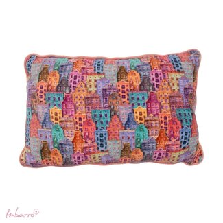 Imbarro Sierkussen HomeSweetHome Multi Katoen Velvet