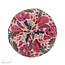 Sierkussen Maye Rond Roze Velvet Bloemenprint