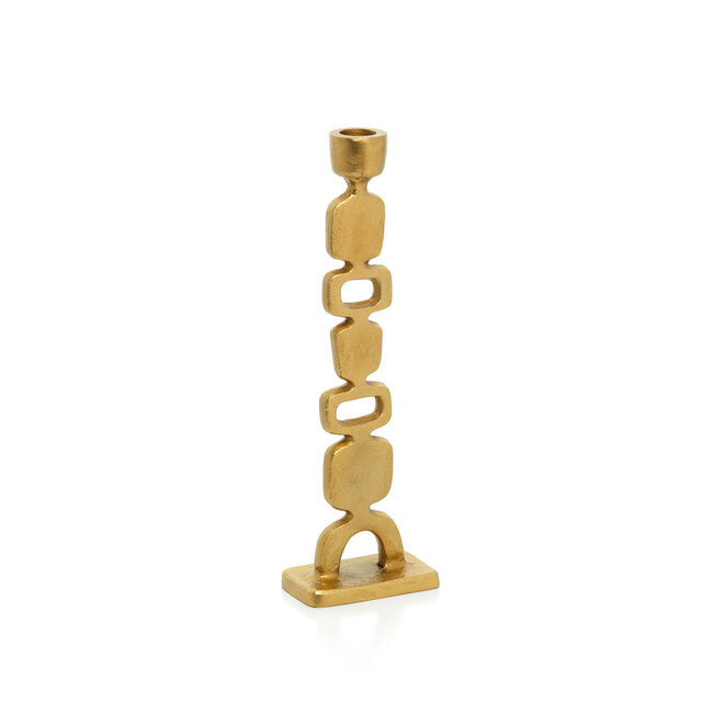 Kandelaar Aluminium Goud Totemo - M