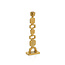 Kandelaar Aluminium Goud Totemo - M