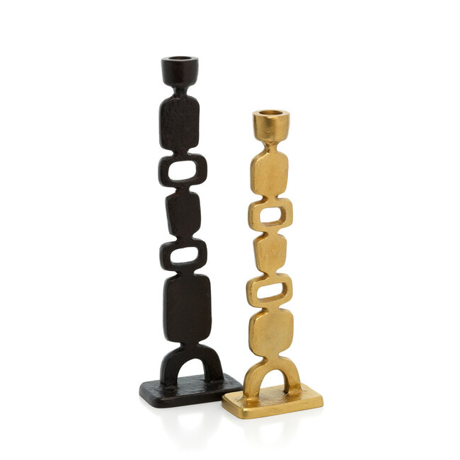 Kandelaar Aluminium Goud Totemo - M