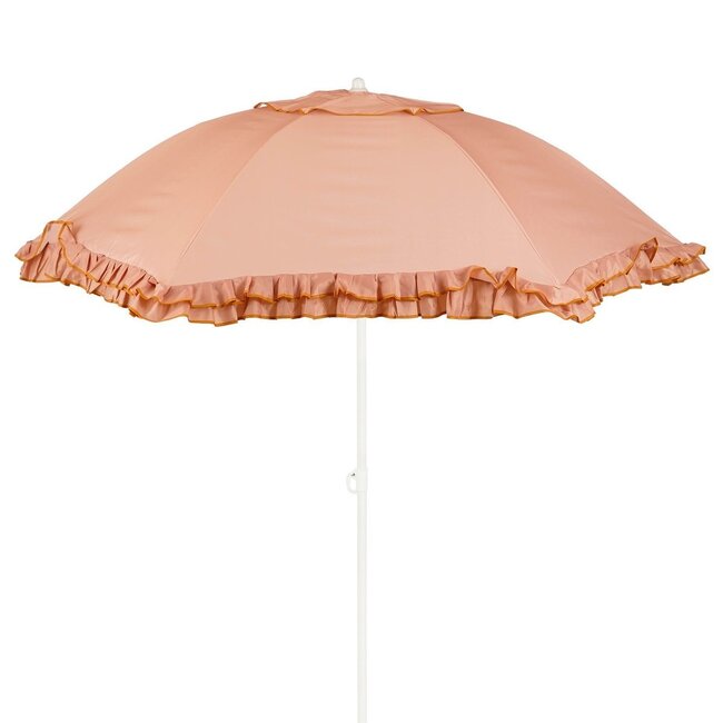 Parasol Perzik Met Ruches -  Bohemian Tuinstijl