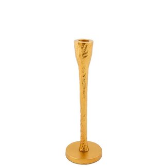 Kandelaar Metaal Antiek Goud - Medium