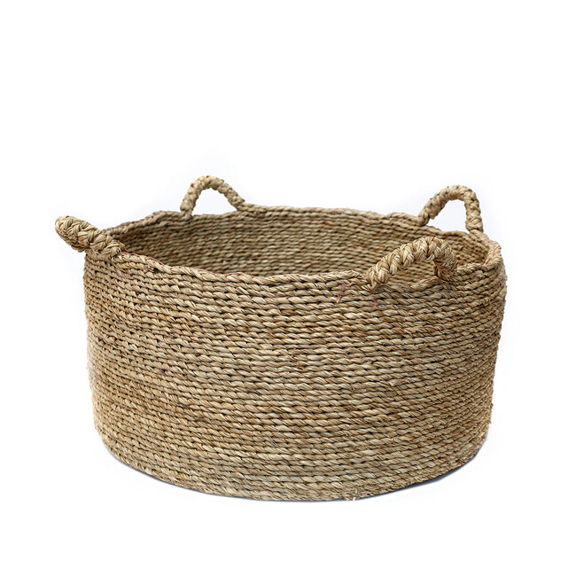Les Quatre Mains Mand - Zeegras - 60x60x30 cm - Naturel