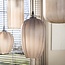 Hanglamp Sienna Bruin Glas - Altura 5-Lichts