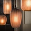 Hanglamp Sienna Bruin Glas - Altura 5-Lichts
