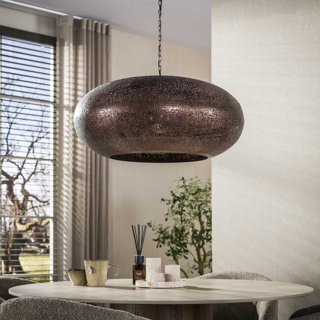 Hanglamp Antiek Koper Metaal 1 Lichtpunt - Cielo