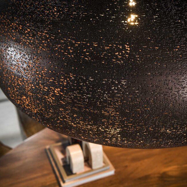 Hanglamp Antiek Koper Metaal 1 Lichtpunt Ø90cm - Cielo