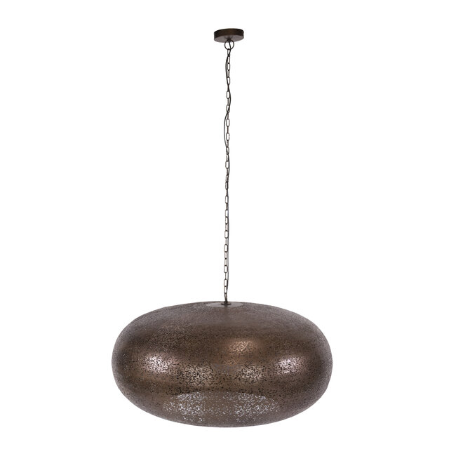 Hanglamp Antiek Koper Metaal 1 Lichtpunt Ø90cm - Cielo
