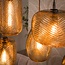 Hanglamp Smoke Bruin Glas 7-Lichts - Chevron