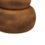 Bijzettafel Metaal Bruin Rond - Organisch Design