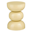 Bijzettafel Metaal Beige Rond - Modern Design