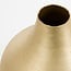 Vaas Champagne Metaal Rond Decoratief Druppelvorm