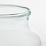 Vaas Transparant Glas Rond Met Brede Opening