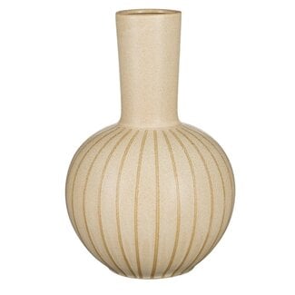 Vaas Keramiek Beige Rond Holm Grote Vaas