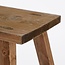 Houten Kruk Bruin Vierkant Gerecycled Hout